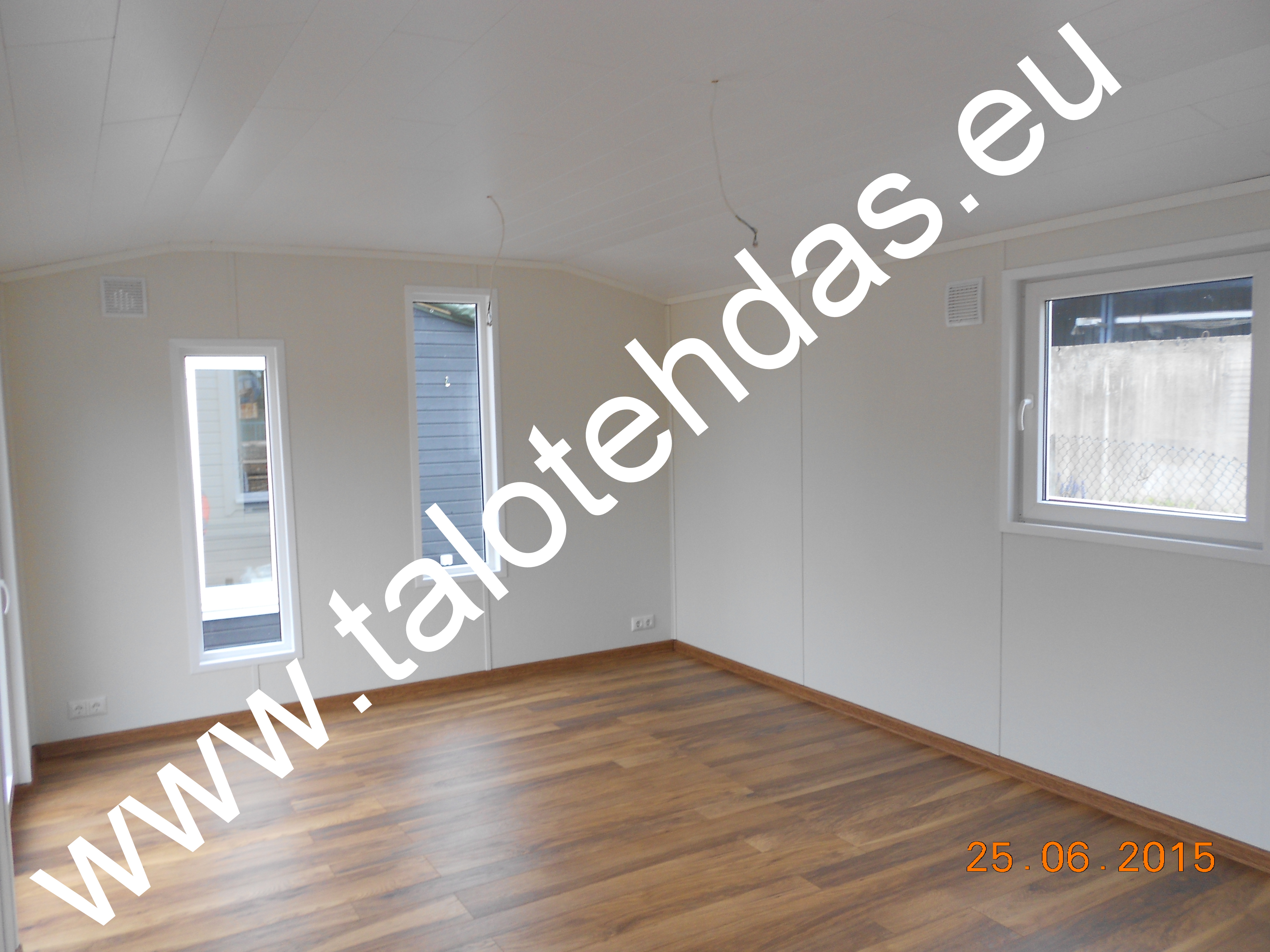Mobile home, office 6,3 m x 4,0 m x 3,5 m Talovaunu, talovaunut, talovaunu Virosta, talotehdas, ratastelkodu, työmaakoppi, toimisto, pyörillä talo..