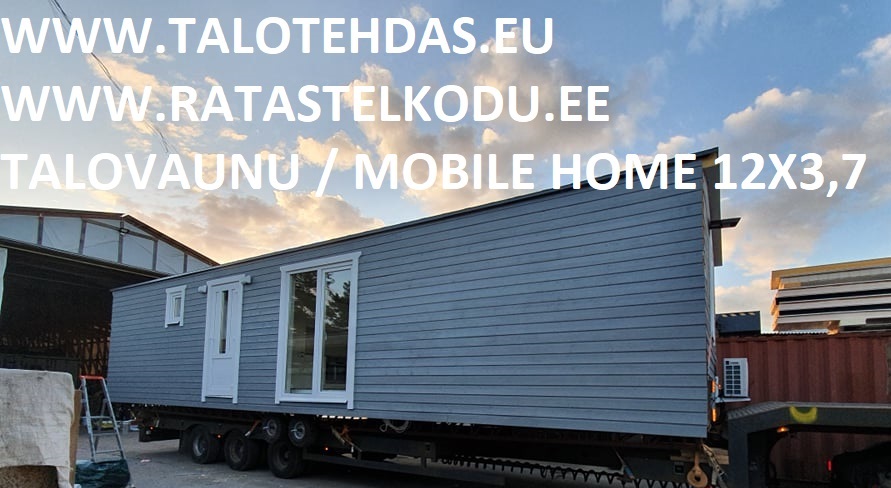 Talovaunu 12x3,7, mobile homes, villavagn, husvogn, mobile home