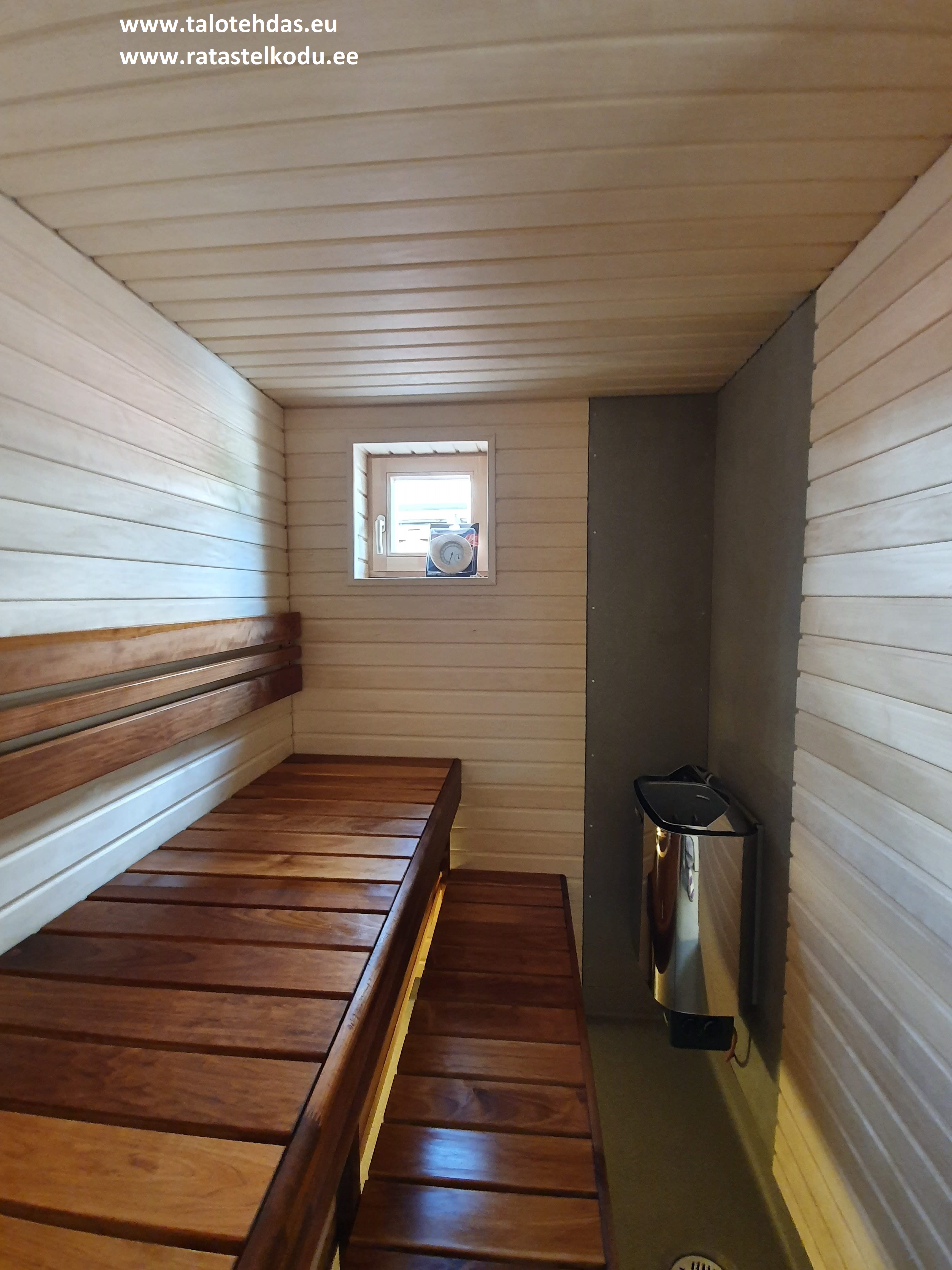 Talovaunu 12×4,1 talviasuttava-sauna – 